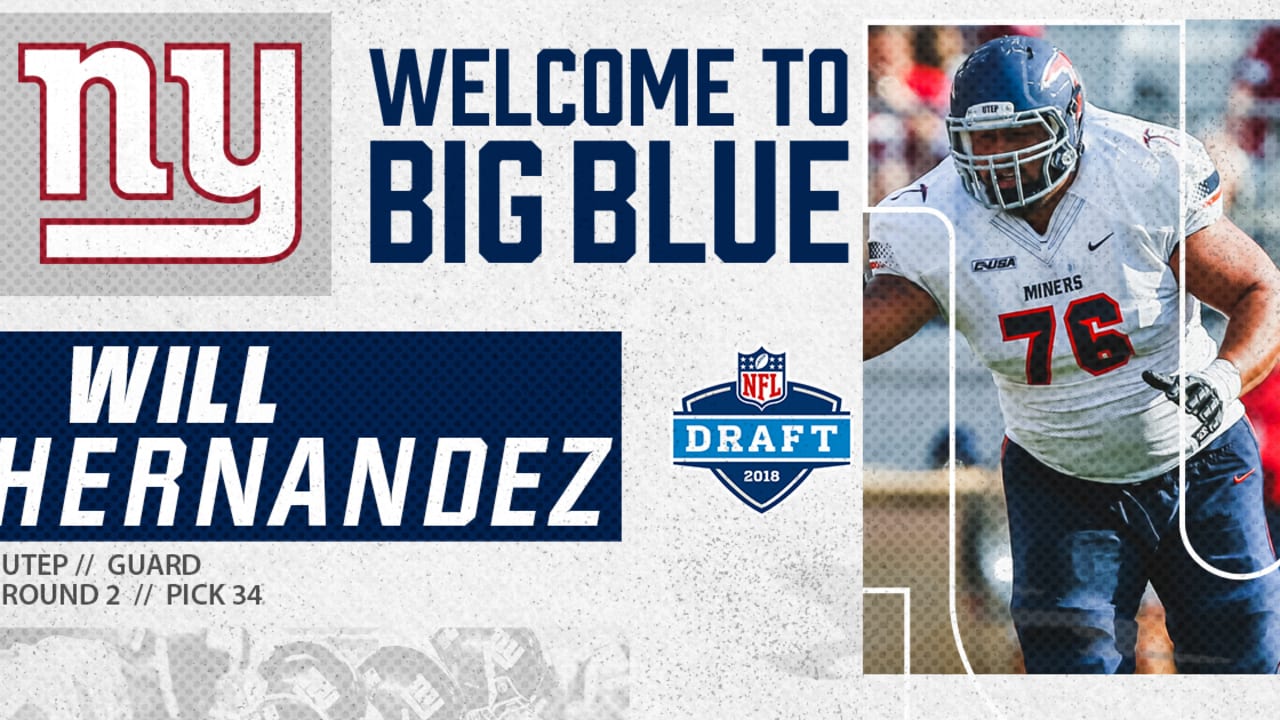 New York Giants Draft Utep Guard Will Hernandez