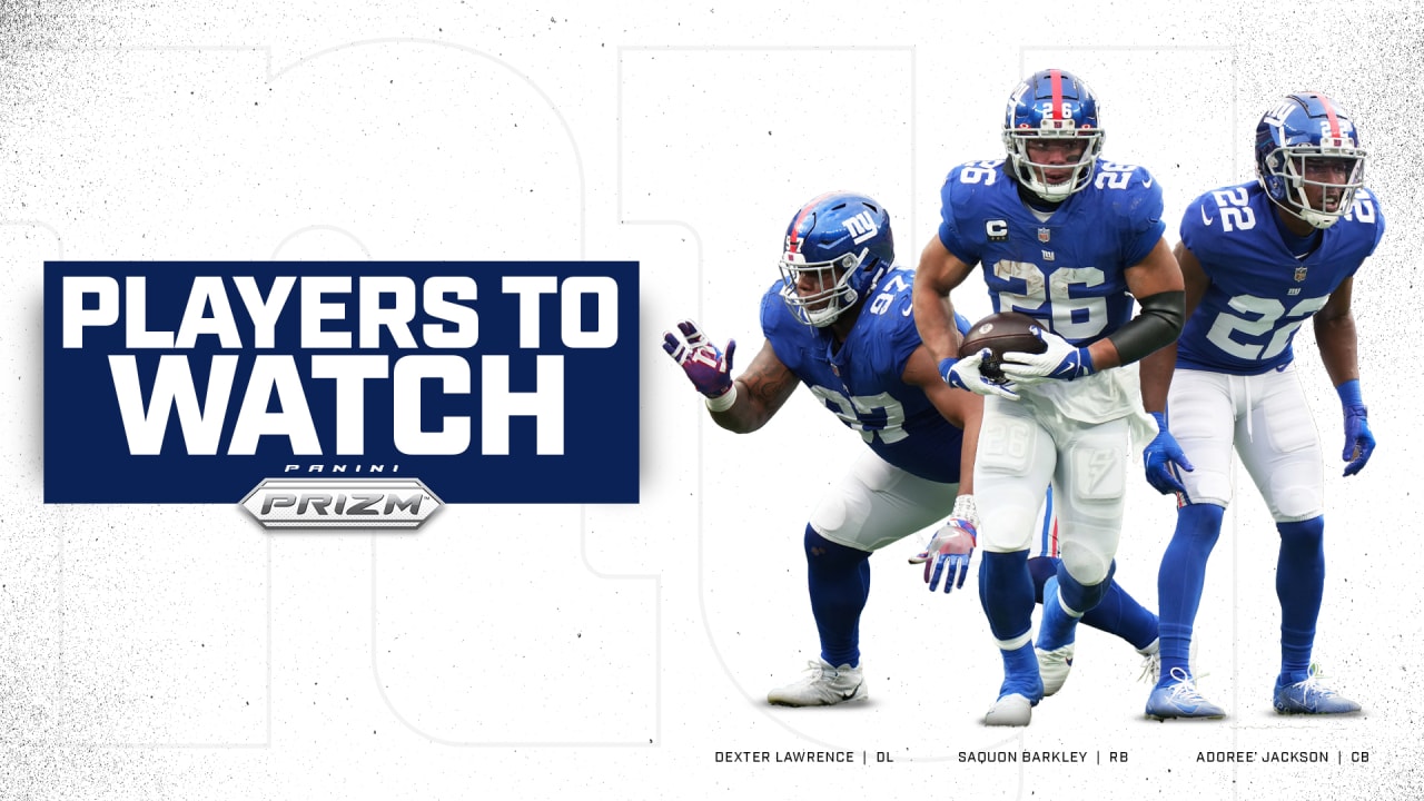 5 players to watch in Giants vs. Panthers