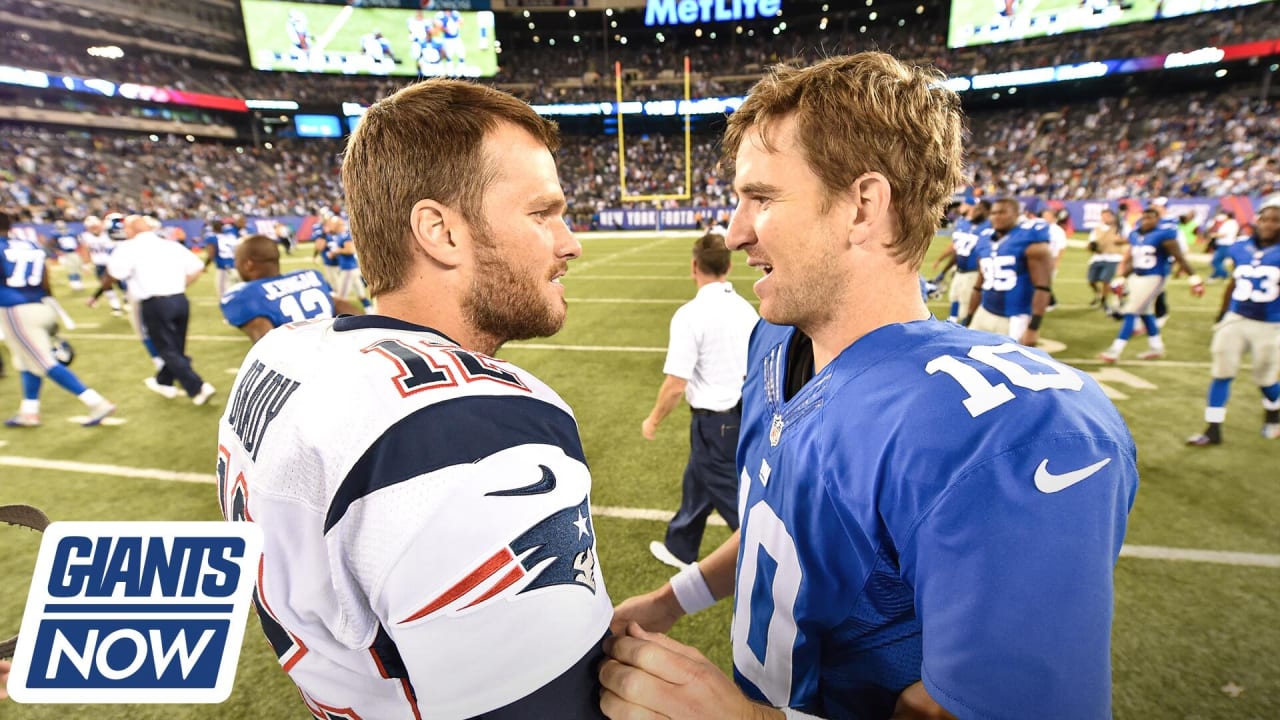 Giants' Eli Manning reacts to Buccaneers' Tom Brady, who would trade 2 Super  Bowl rings for perfect season with Patriots 