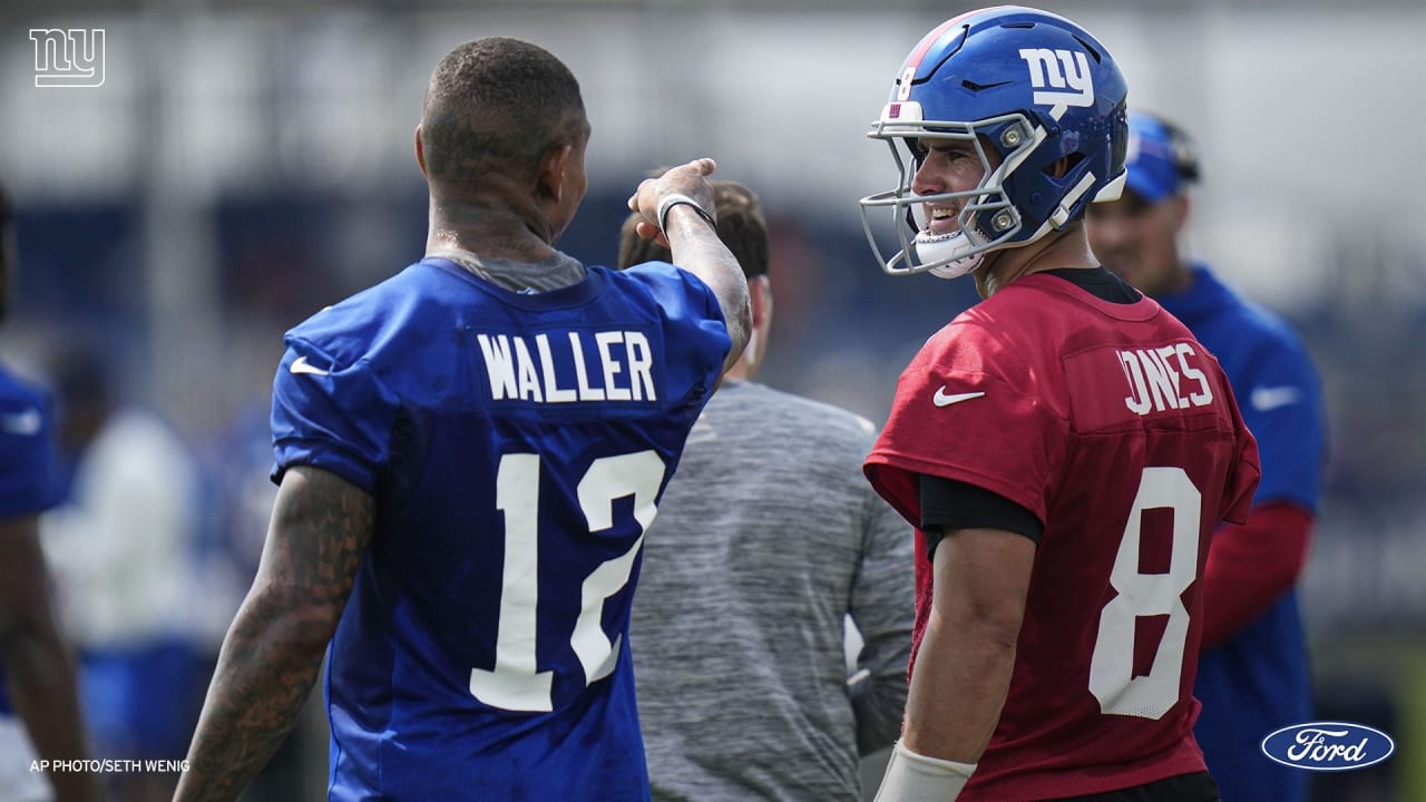 New York Giants Darren Waller Blue Alternate Limited Jersey