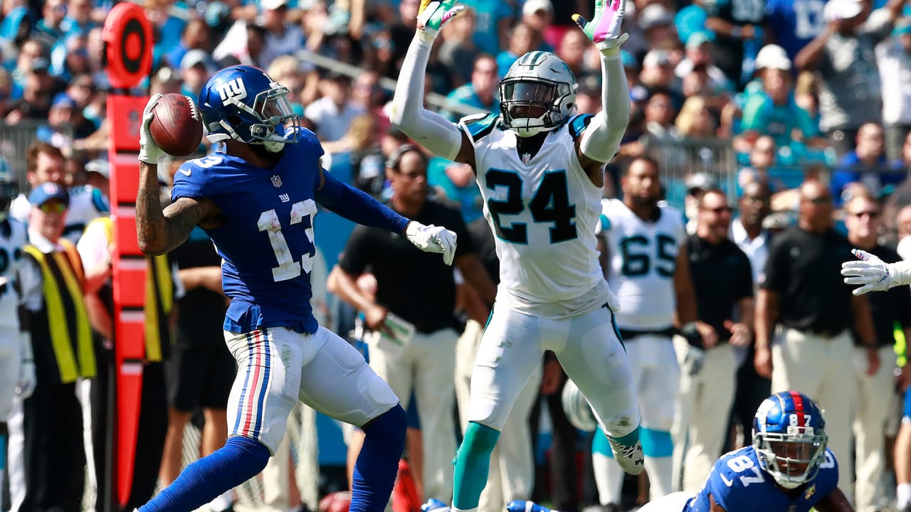 Watch NY Giants WR Odell Beckham Jr. throw a 49-yard touchdown pass