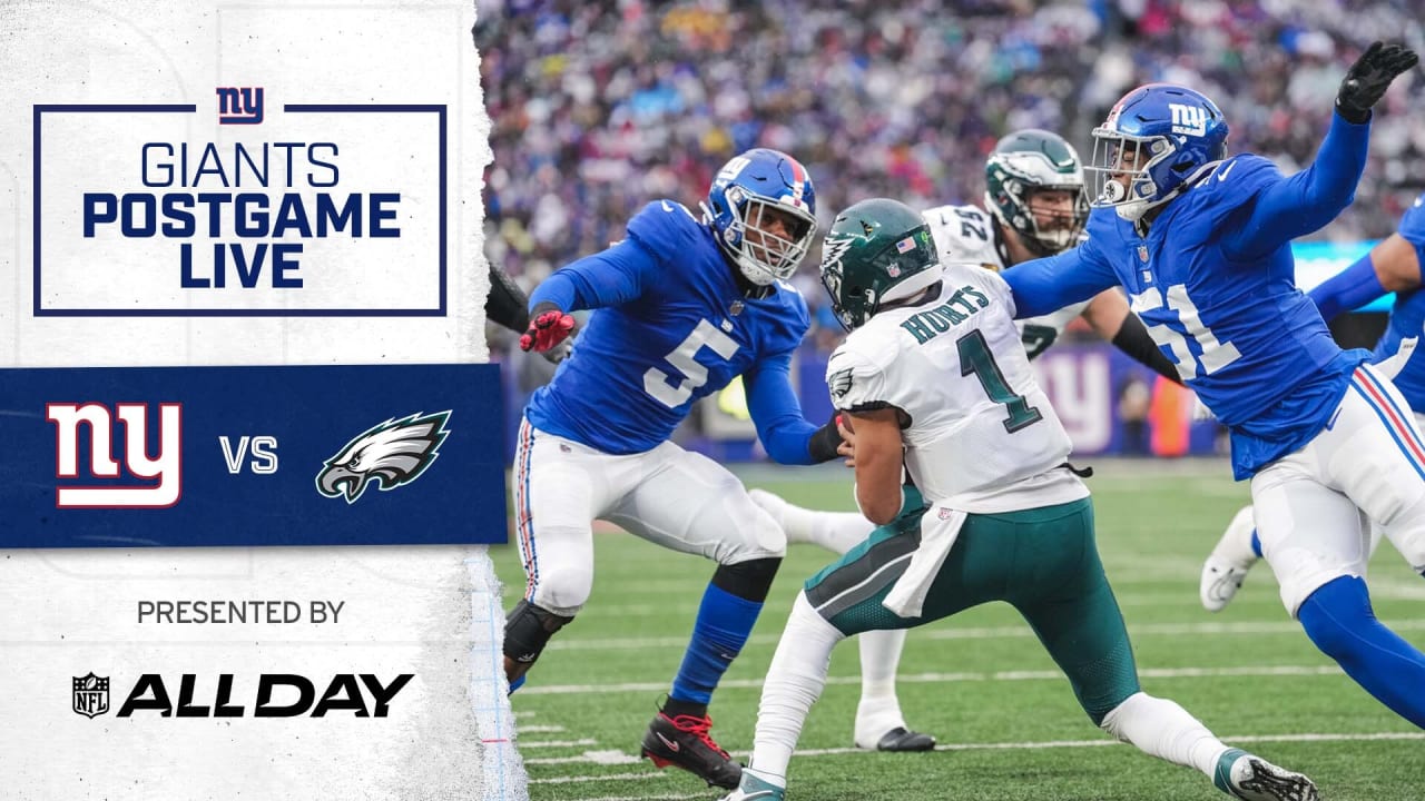 Philadelphia Eagles vs. New York Giants Postgame Show