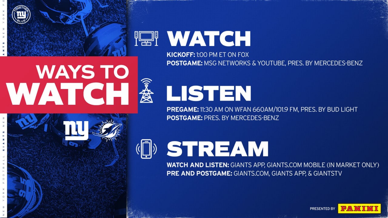 How to Watch, Stream & Listen: Miami Dolphins at Buffalo Bills