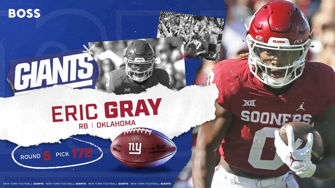 2023 NFL Draft: Eric Gray, Running Back, Oklahoma, Round 5, Pick 172