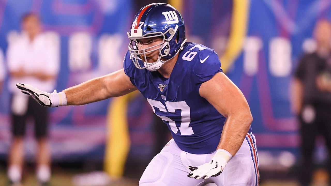 Giants sign OL Evan Brown off practice squad, waive DL Olsen Pierre