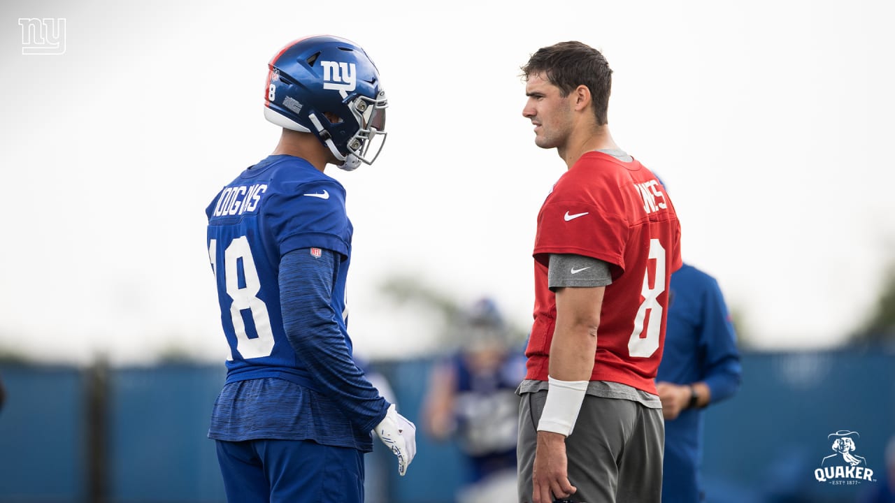 Daniel Jones: NY Giants rookie quarterback off and running at minicamp