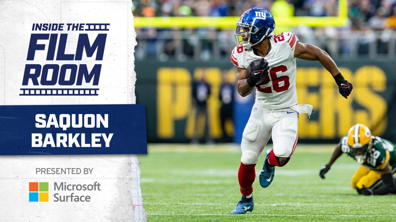 Saquon Barkley takes direct snap for 40 yards