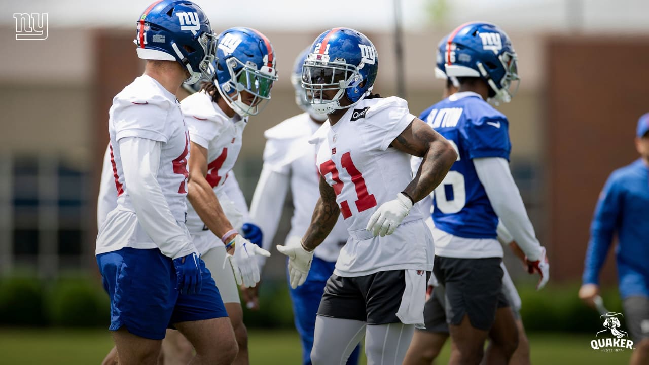 NY Giants minicamp photos with Michael Strahan, Bill Parcells