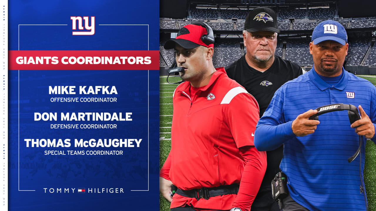 Giants announce coordinators under Brian Daboll