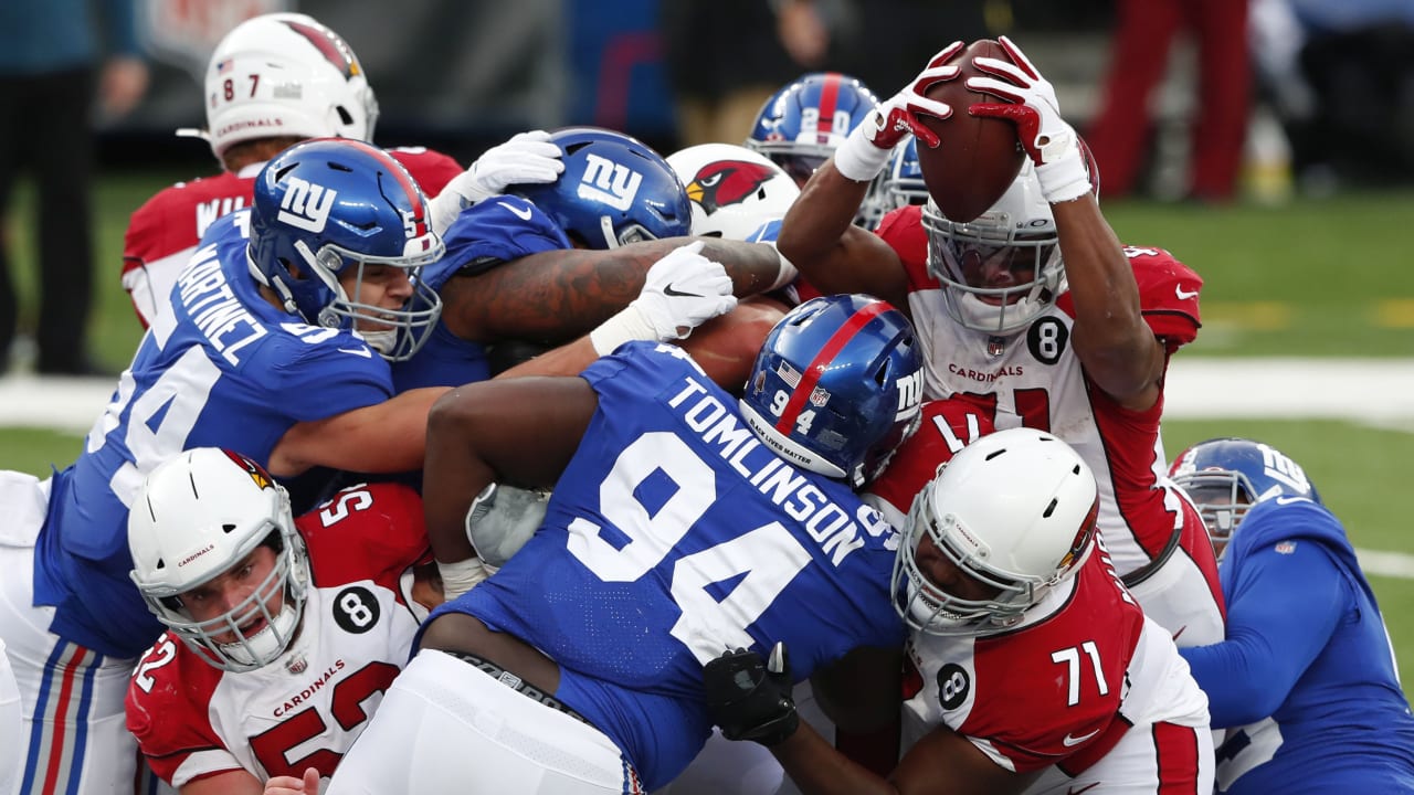 NY Giants score 31 points in the second half to beat Arizona Cardinals