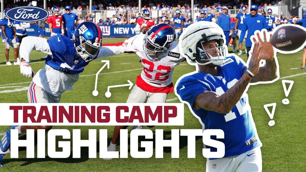 Giants training camp, Day 5: Live updates from first padded practice - Big  Blue View