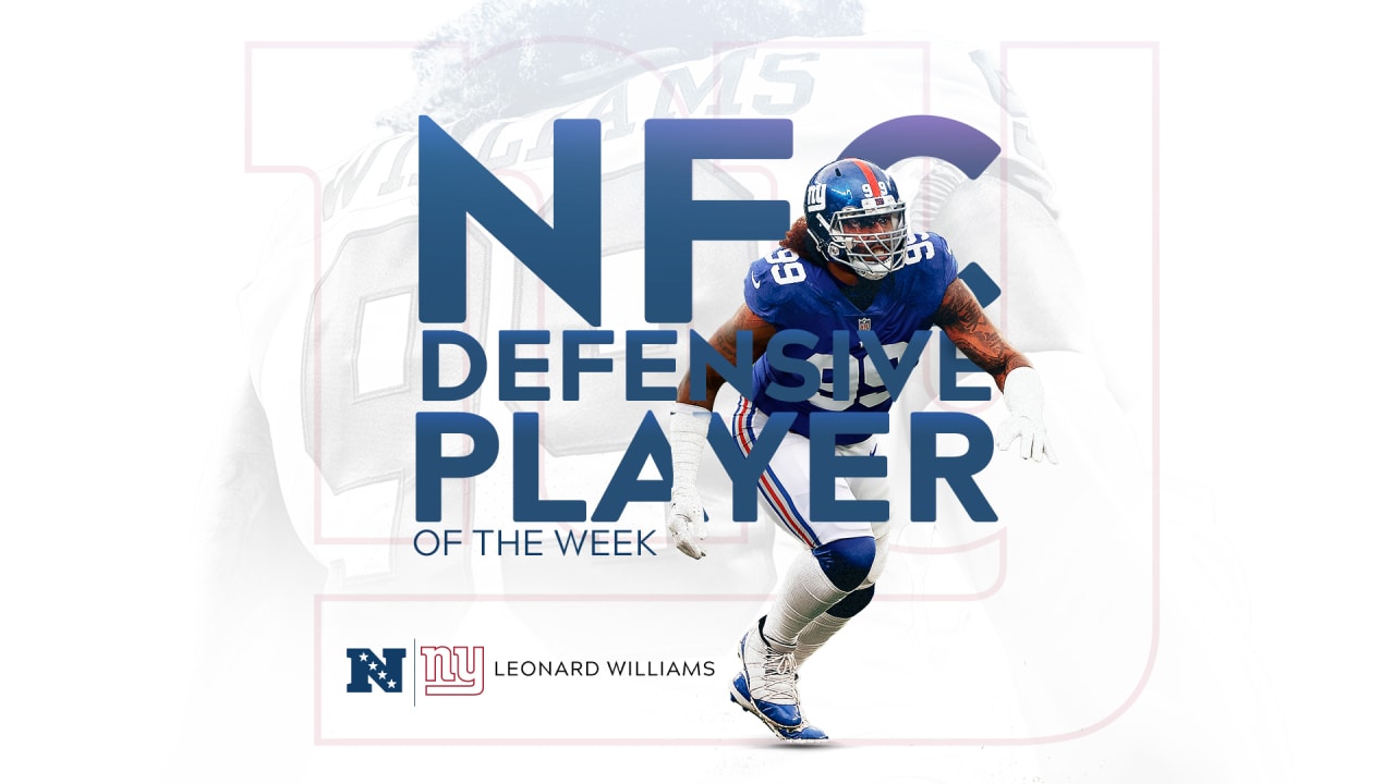 NY Giants' Leonard Williams named NFC Defensive Player of The Week