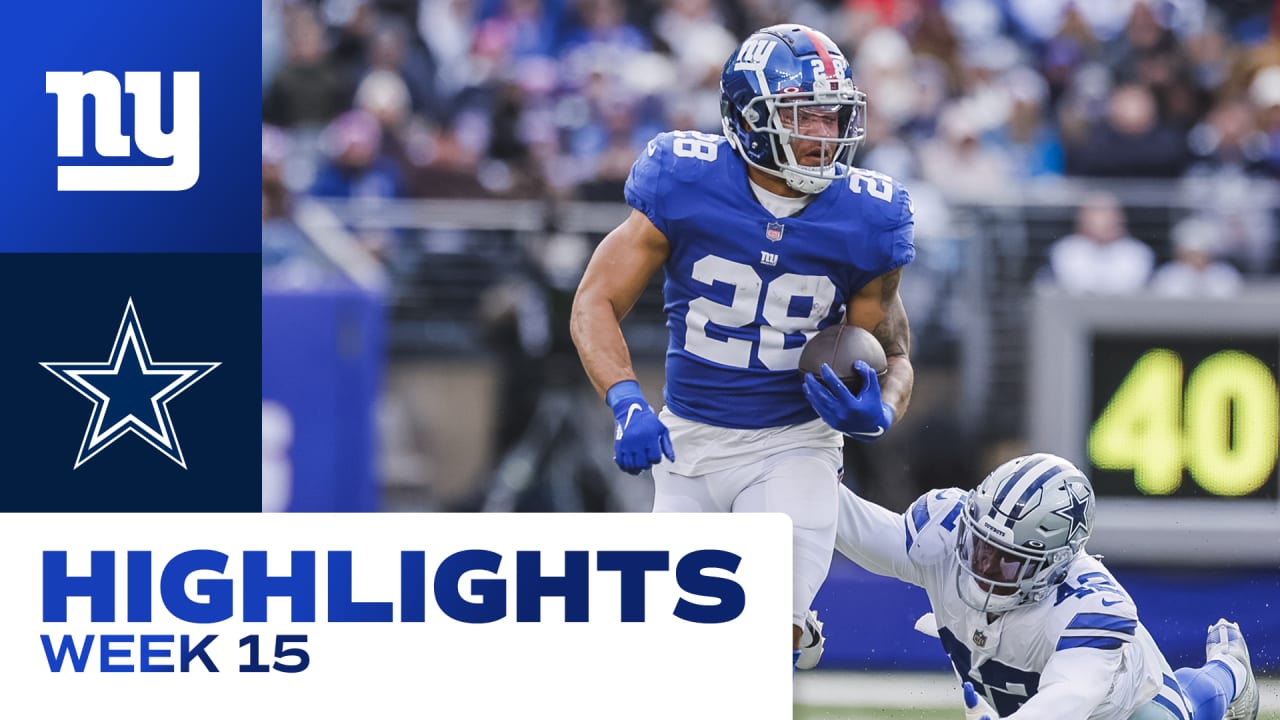 Highlights: Dallas Cowboys 21, New York Giants 6