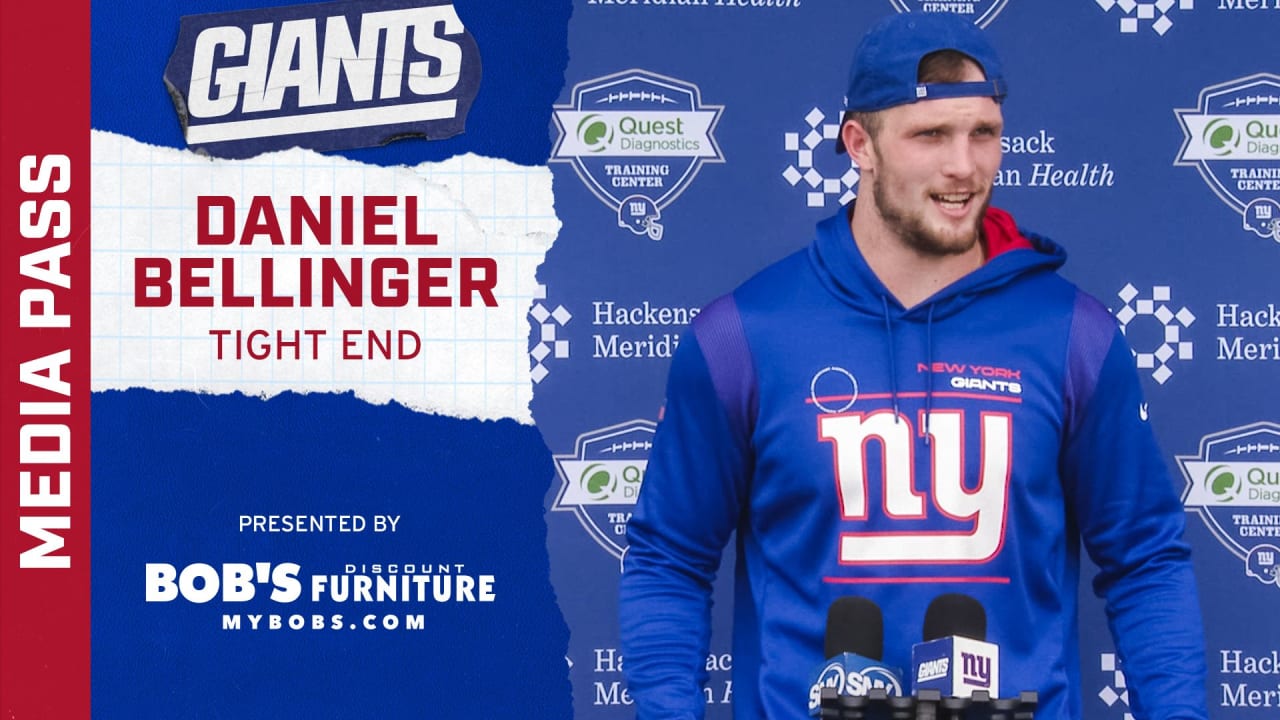 Giants TE Daniel Bellinger delivers encouraging update on his return