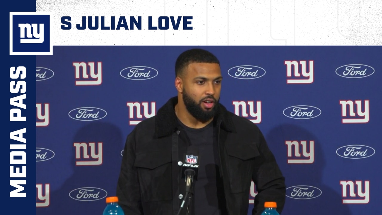 Why Giants DB Julian Love is Confident Ahead of Playoffs - Sports  Illustrated New York Giants News, Analysis and More