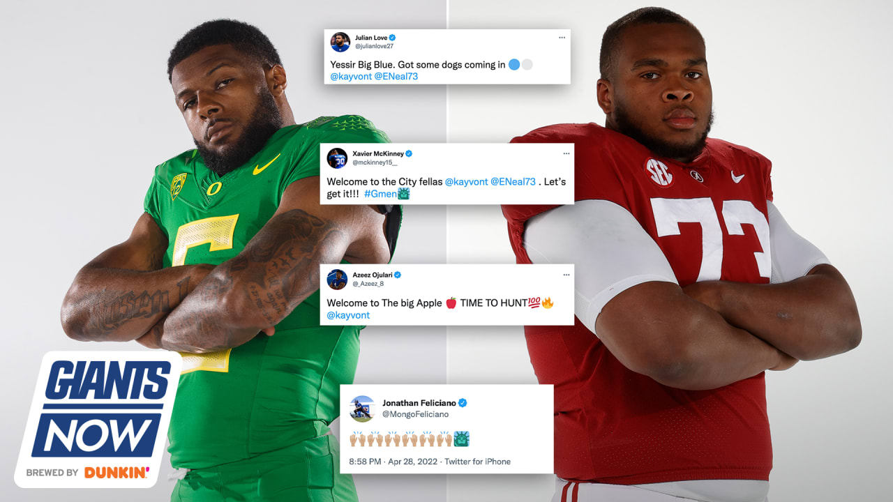 NFL Draft 2022: Twitter reacts as Giants select Kayvon Thibodeaux