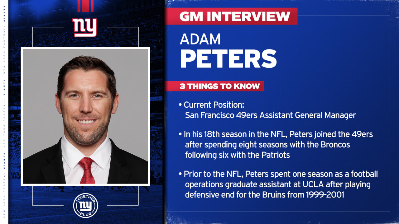 What you need to know about GM candidate Adam Peters