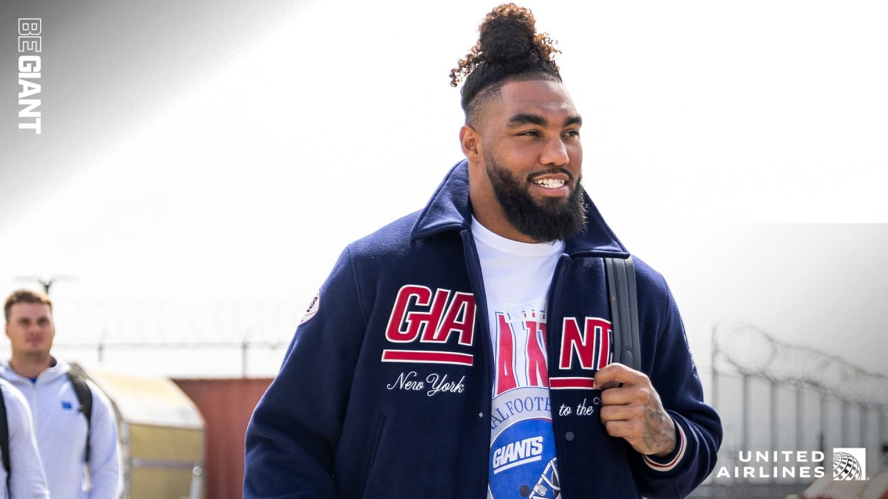 Kith for the NFL: Giants Quarter Zip Anorak With Hood - Nocturnal