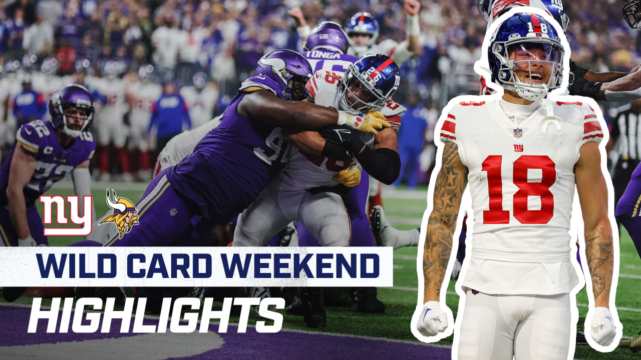 NFL Wild-Card Game Recap: New York Giants 31, Minnesota Vikings 24