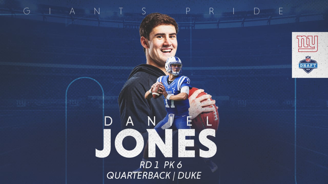 New York Giants draft Duke QB Daniel Jones with 6th pick