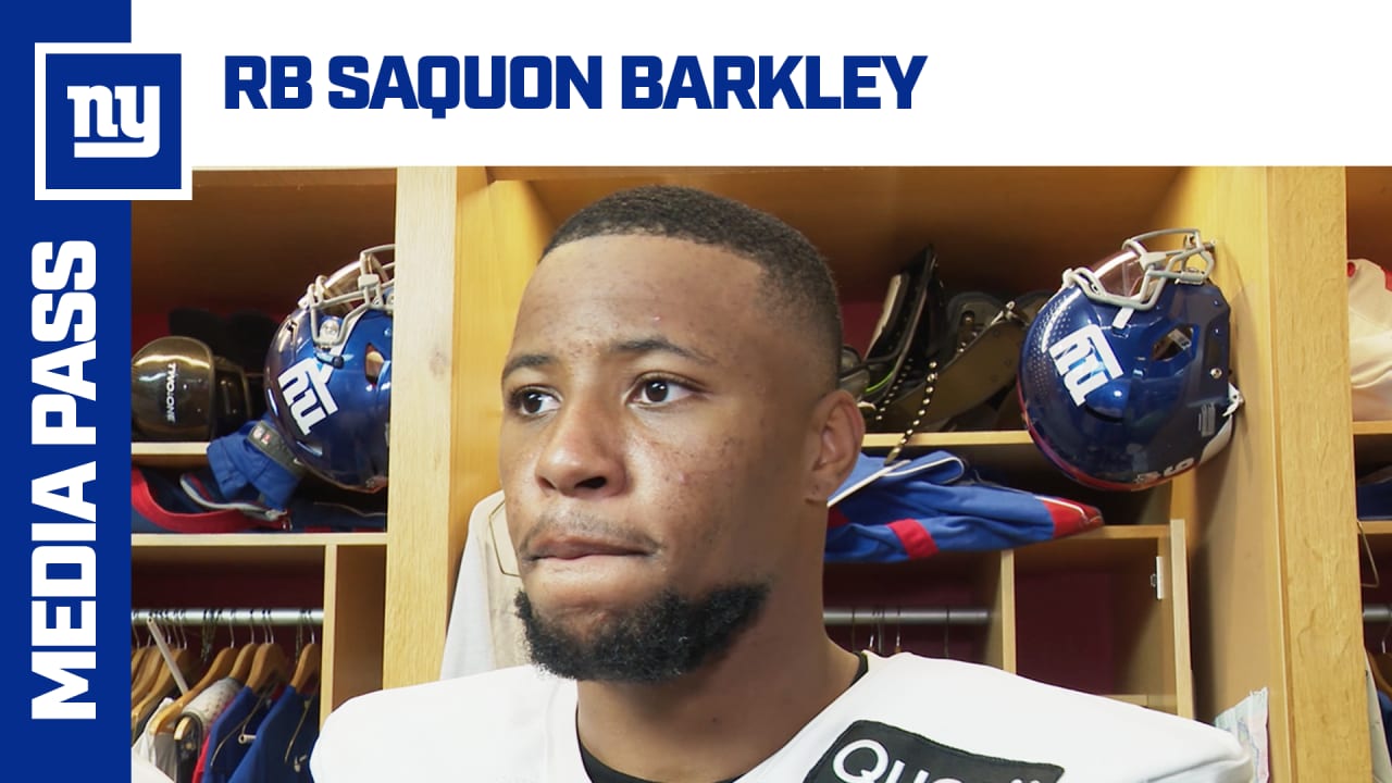 RB Saquon Barkley 'We want to get back on track'