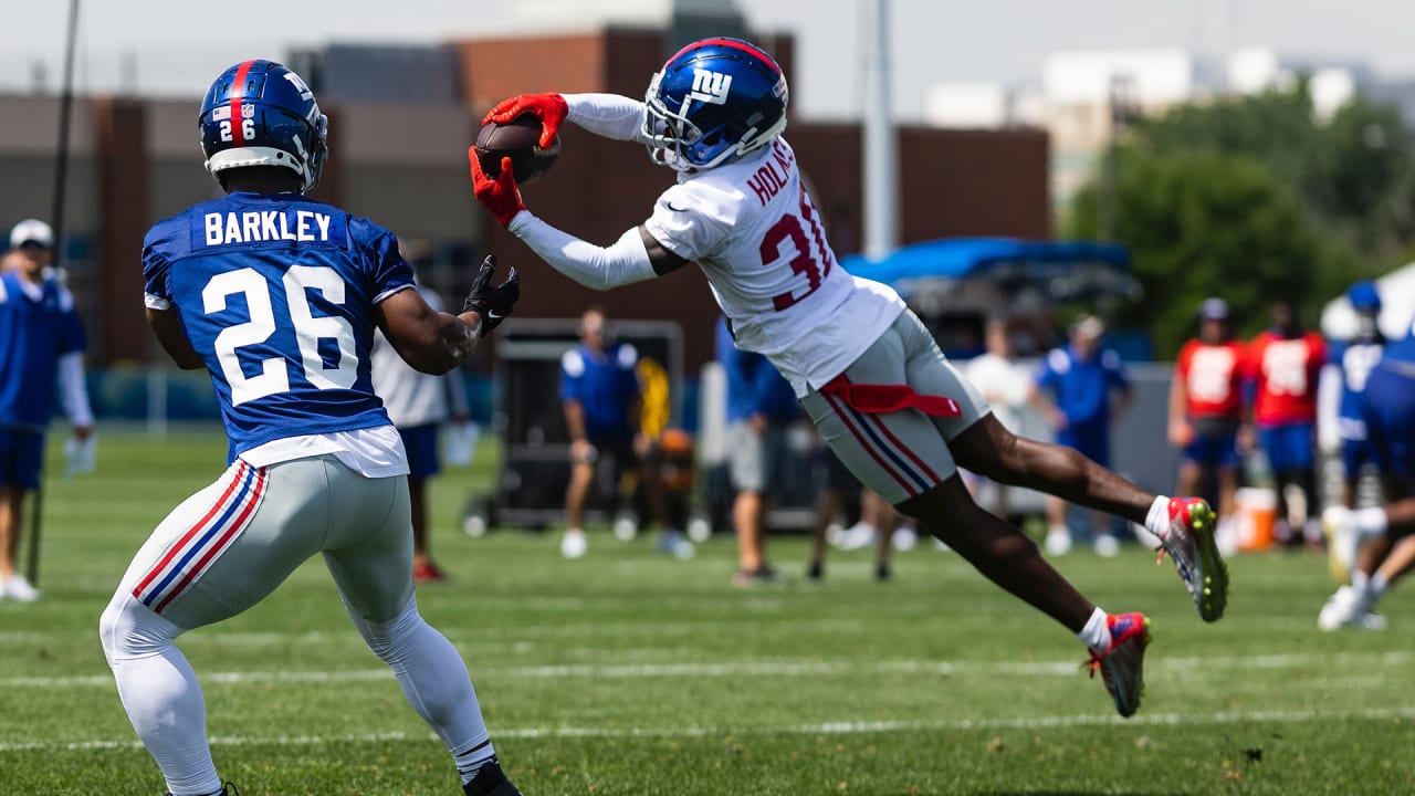 Cornerback Darnay Holmes in a strong competition to make the Giants roster