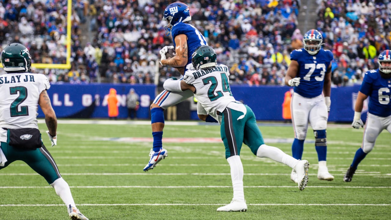 Eagles' Darius Slay, Steven Nelson combine for 3 INT's vs. Panthers