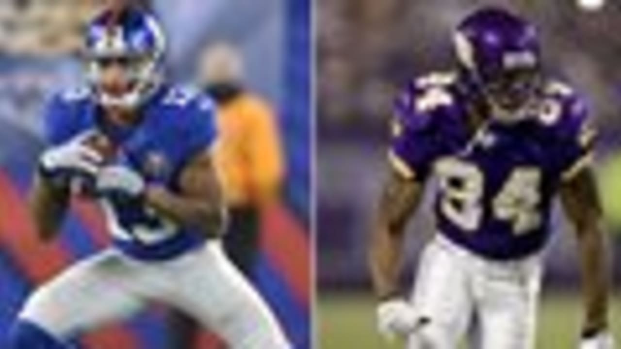 Odell Beckham Jr., Randy Moss swap jerseys before Monday Night Football 