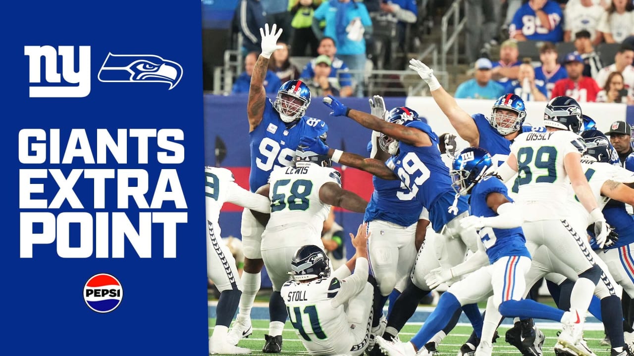 Giants Extra Point Giants vs. Seahawks Recap