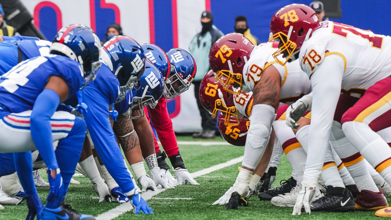 New York Giants take on Washington Football Team at MetLife Stadium