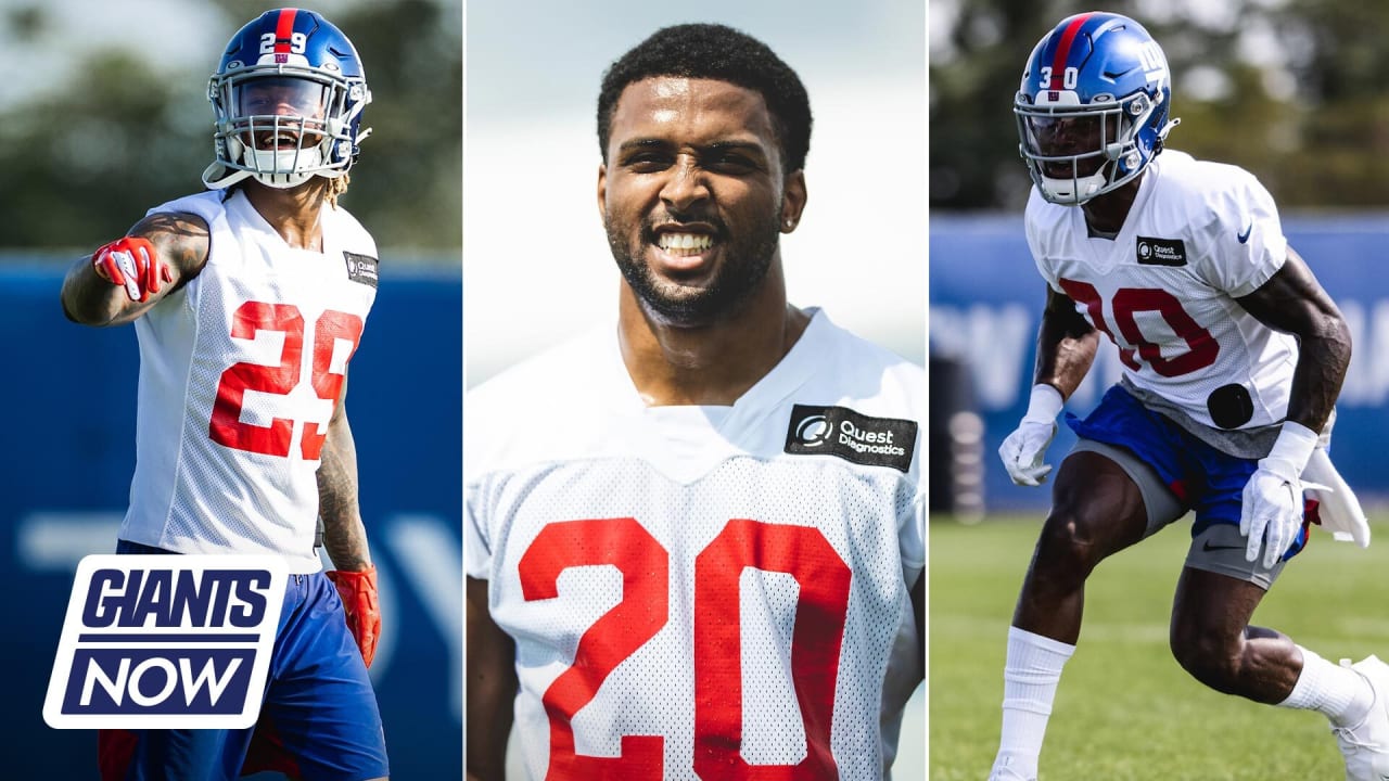 Rookie Darnay Holmes highlights Giants' intrasquad scrimmage at