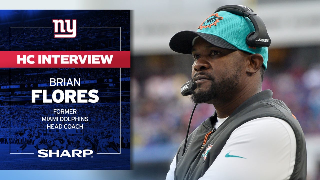Giants interview Brian Flores for head coach - Vimarsana News