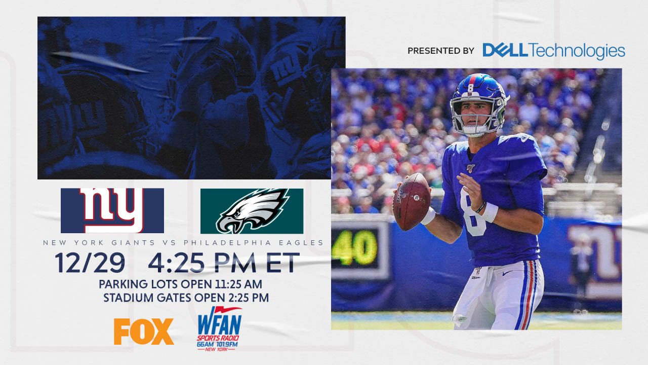 Giants vs. Eagles: Time, television, radio and streaming schedule