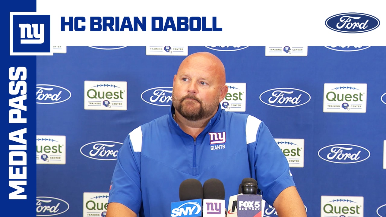 Coach Brian Daboll On Wide Receiver Competition