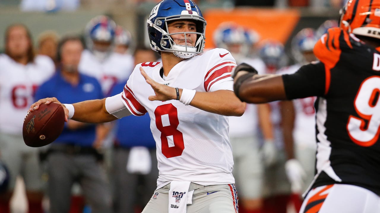 August 22, 2019: New York Giants wide receiver Brittan Golden (83) during  NFL football preseason game action between the New York Giants and the  Cincinnati Bengals at Paul Brown Stadium in Cincinnati