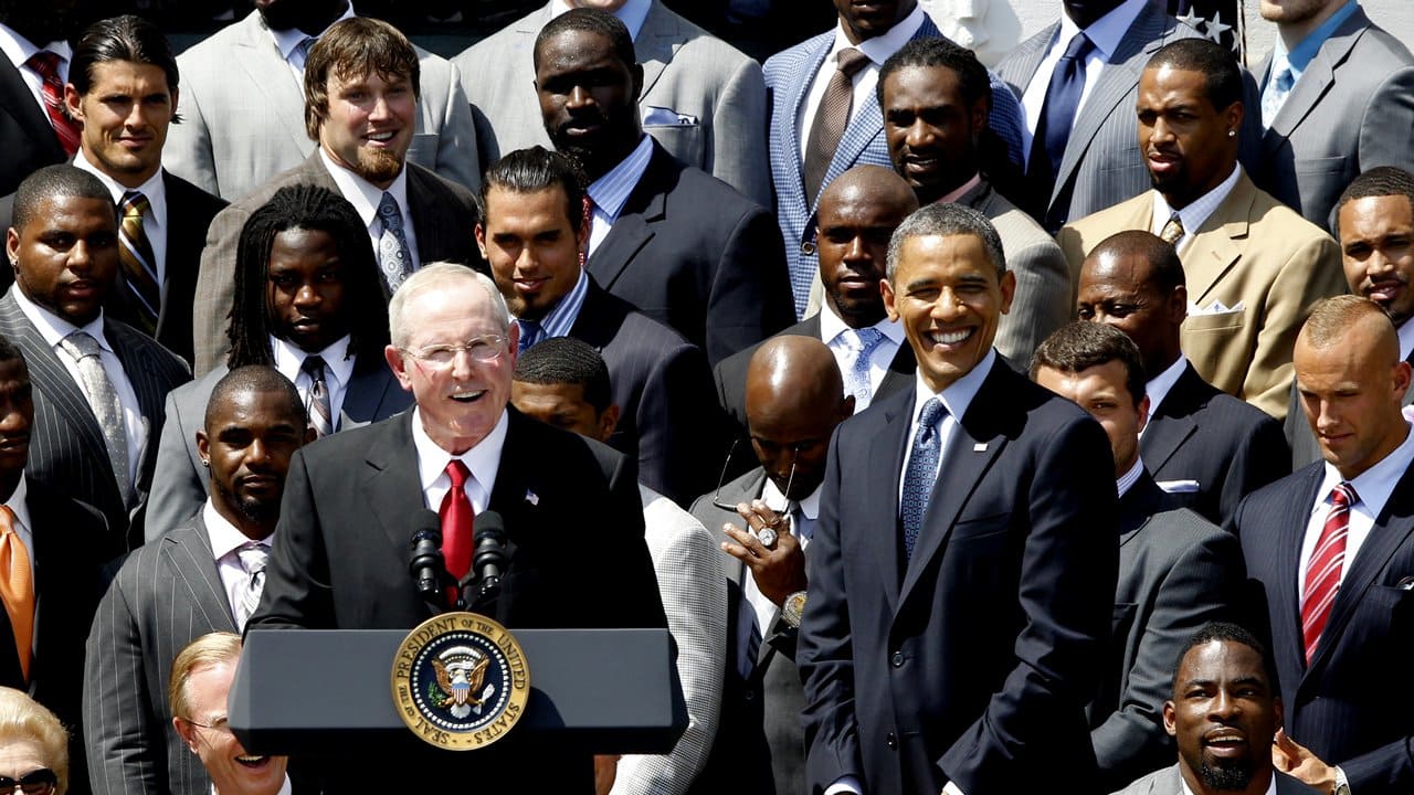 Giants enjoy their third trip to White House