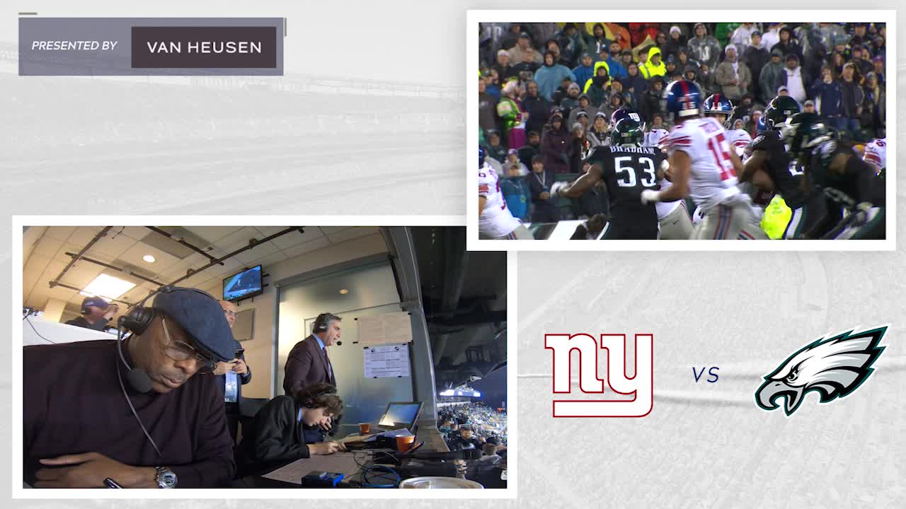 Go inside the radio booth for ManningtoSlayton TD