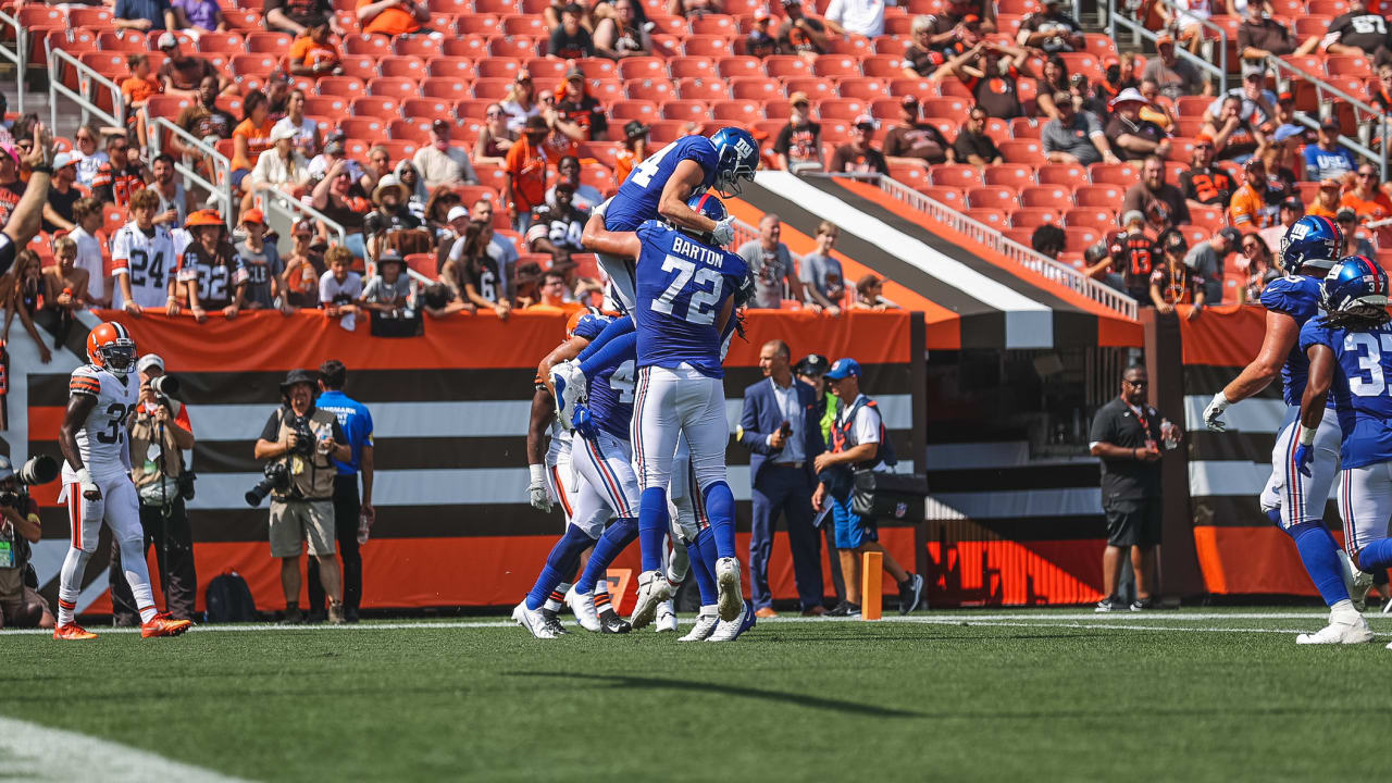 Keenum throws TD, Browns beat Giants in matchup of reserves