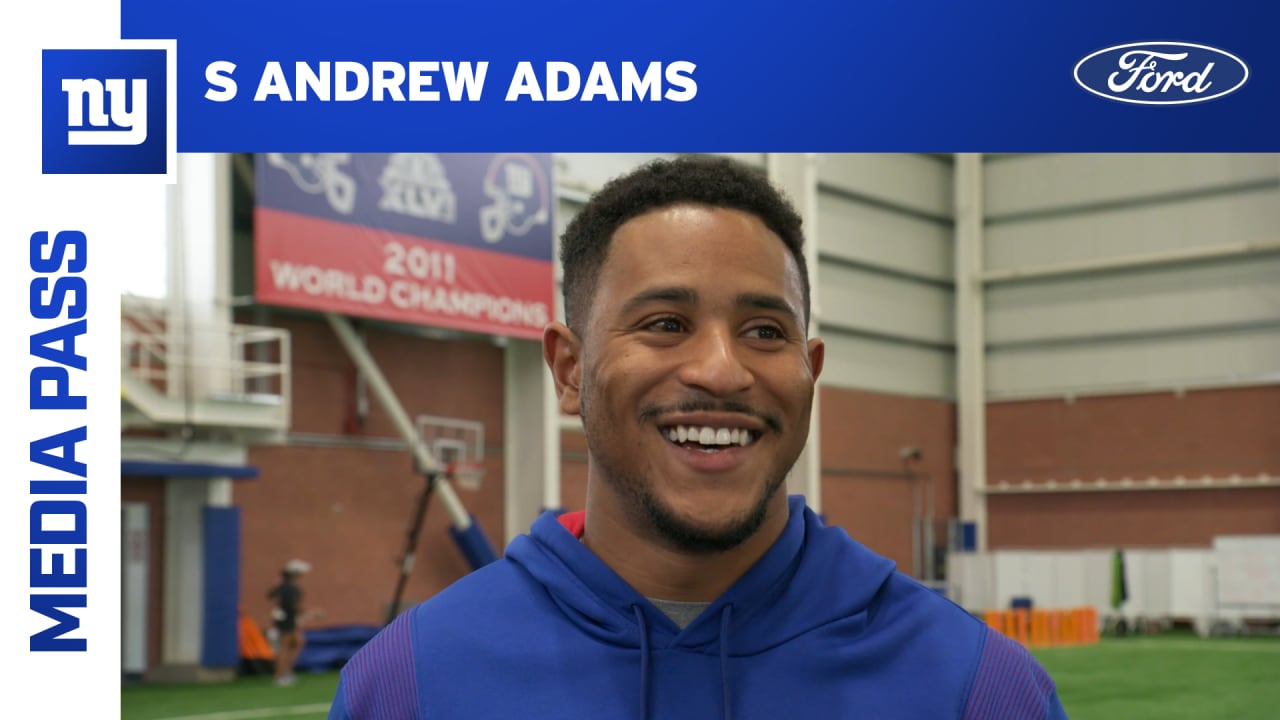 Giants bring back safety Andrew Adams to provide depth