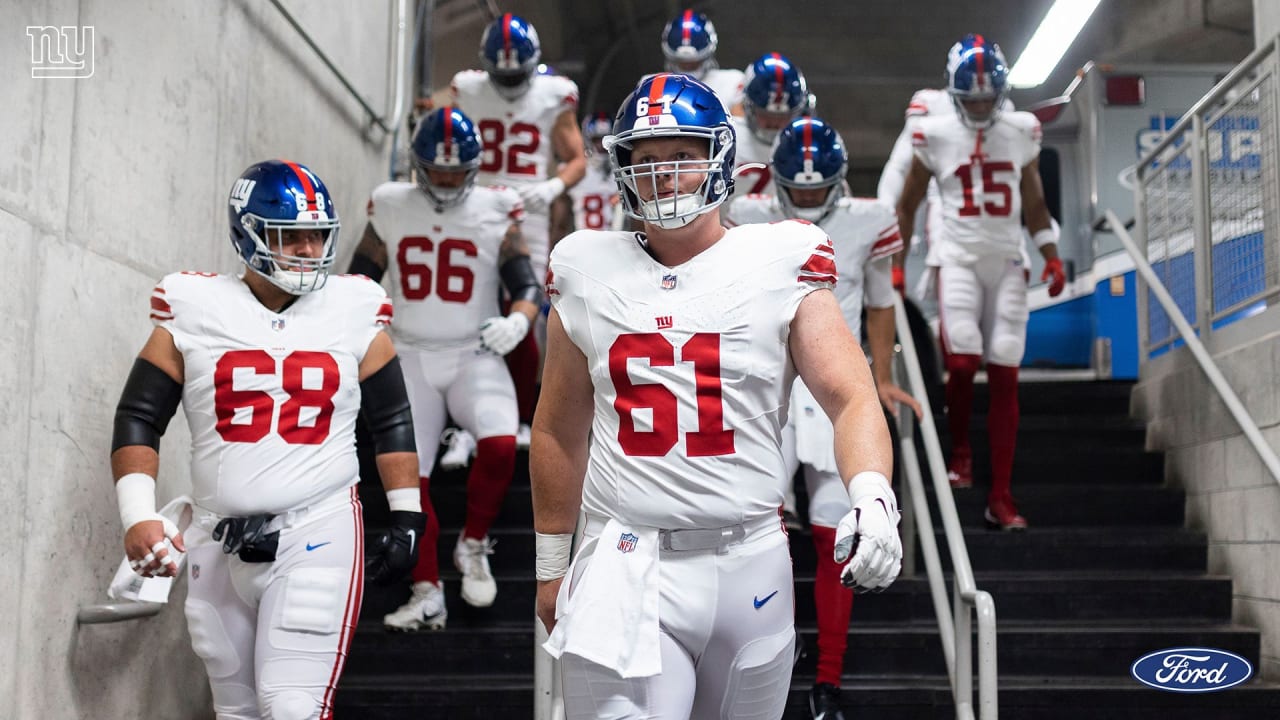 Giants Offensive Line Coach Bobby Johnson Prepares Players To Face ...