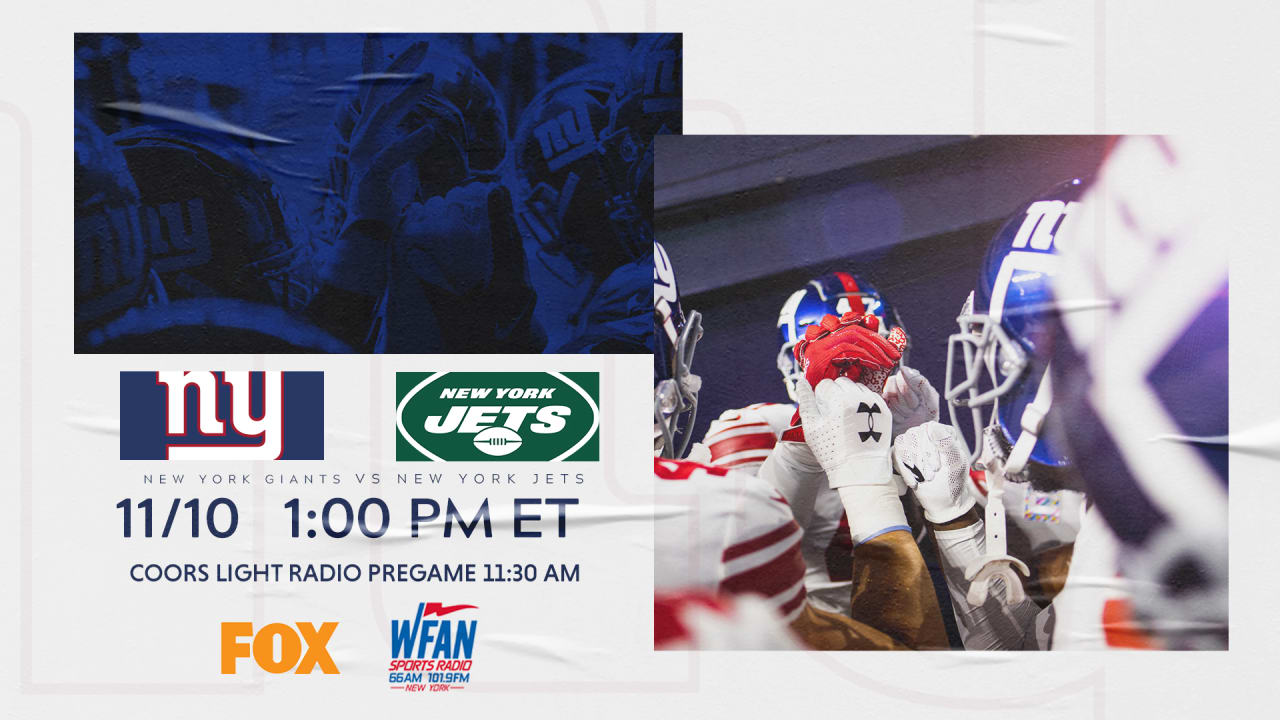 How to Watch Giants vs. Jets on Monday Night Football November 10