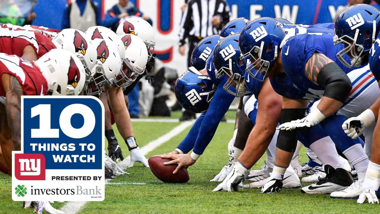 10 things to watch in Giants vs. Bears