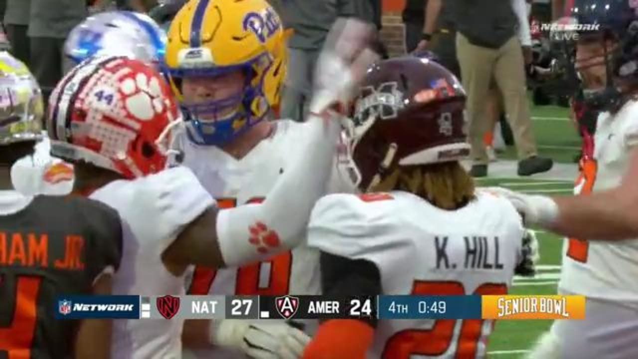 Ole Miss TE Kenny Yeboah gets major air for insane TD grab in traffic