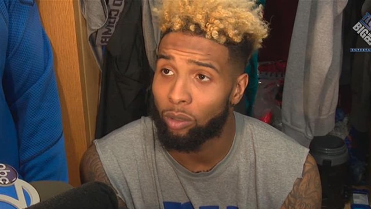 Odell Beckham Jr. on Panthers defense