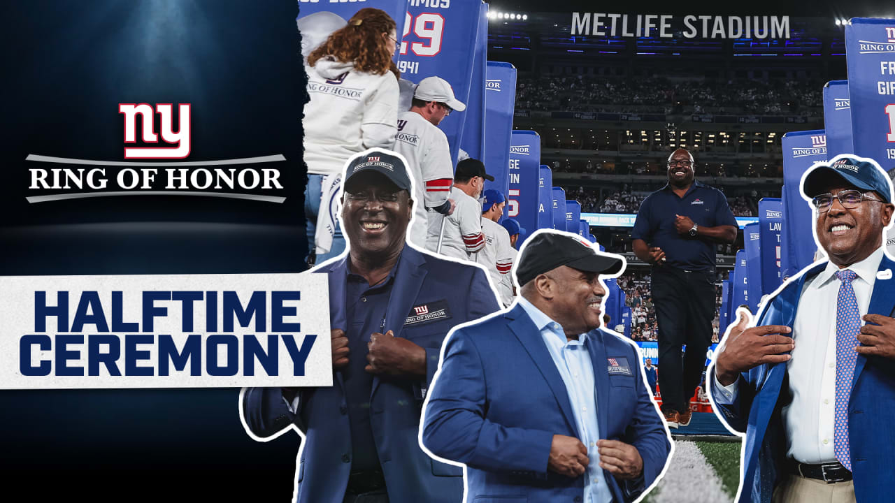 New York Giants ring of honor ceremony 