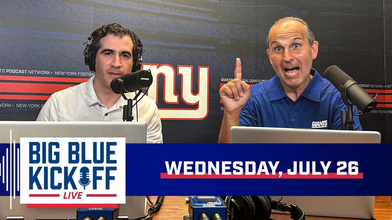 Big Blue Kickoff Live 8/18  Giants vs Panthers Expectations