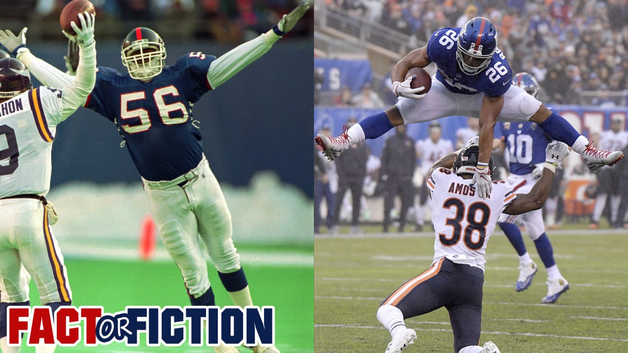 LOOK: Saquon Barkley and Lawrence Taylor show off Giants retro uniform