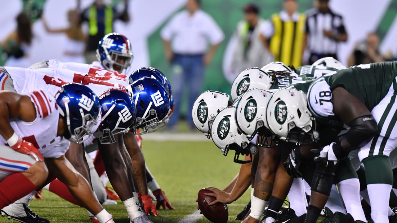 From the sidelines Giants vs. Jets