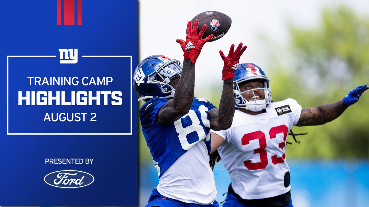 First Day of Pads!  Giants Training Camp HIGHLIGHTS 