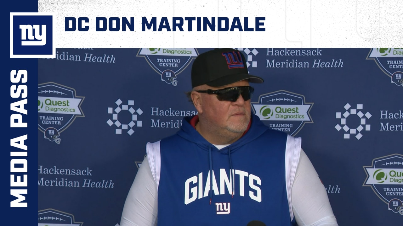 Wink Martindale has been perfect man to restore Giants' identity